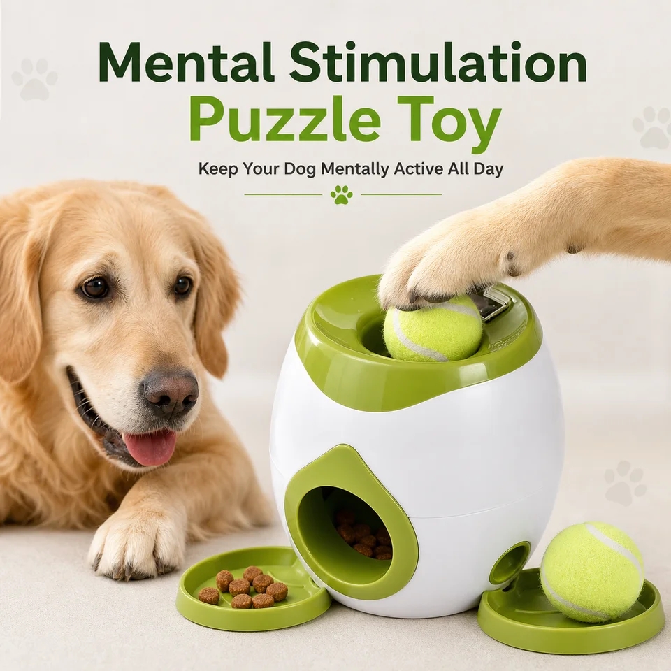 Interactive Squeaky Plush Dog Toy - Automatyczny wyrzutnik piłek dla psów, interaktywna