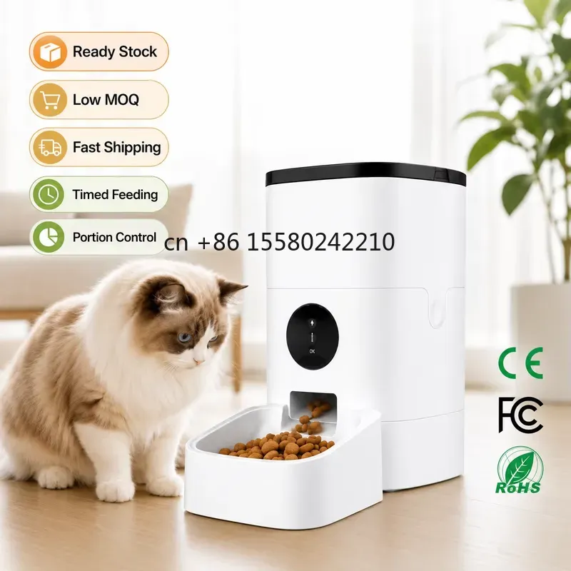 Pet Feeders - 2026 nowy 4L WiFi Inteligentny Automatyczny