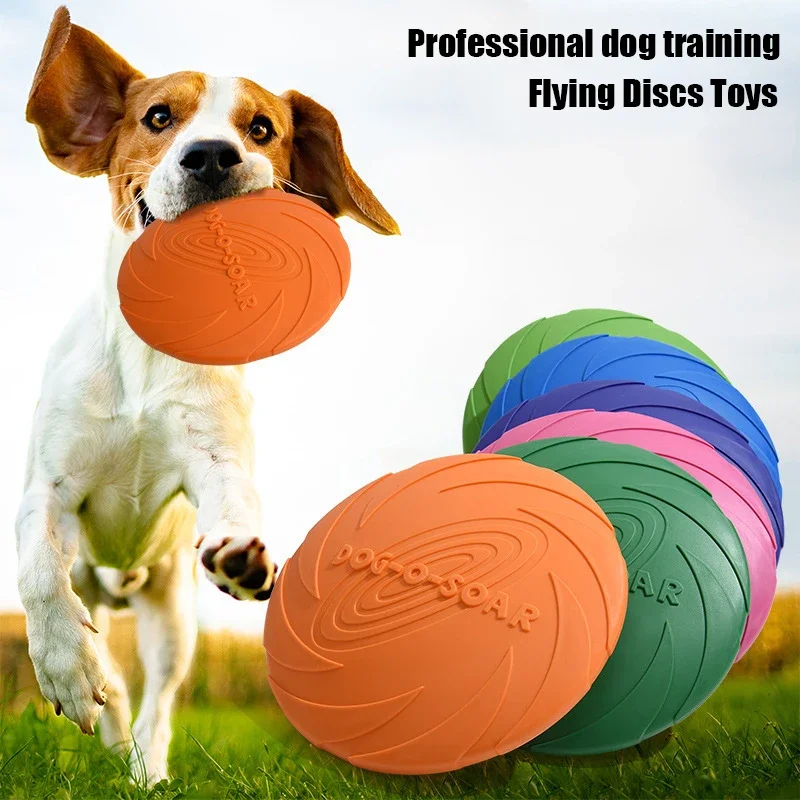 Flying Disc Dog Training Toy - Duży, miękki, odporny na gryzienie, łatwy