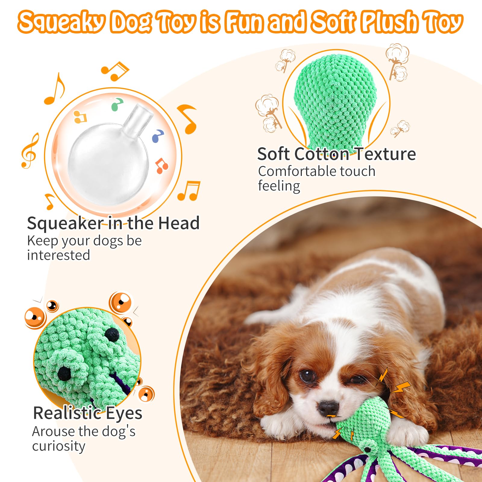 Pyszczalka w kształcie ośmiorn – Indestructible Dog Chew Toy recenzja i cena